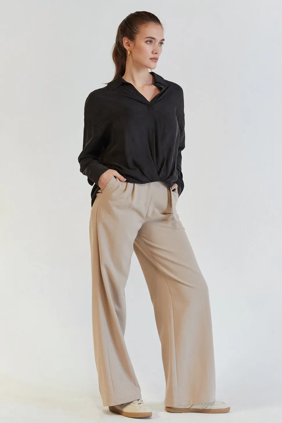 Milena Cupro Blouse