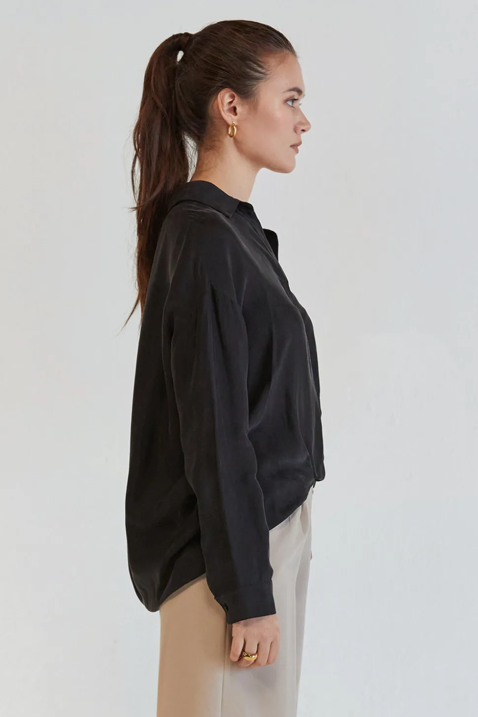 Milena Cupro Blouse