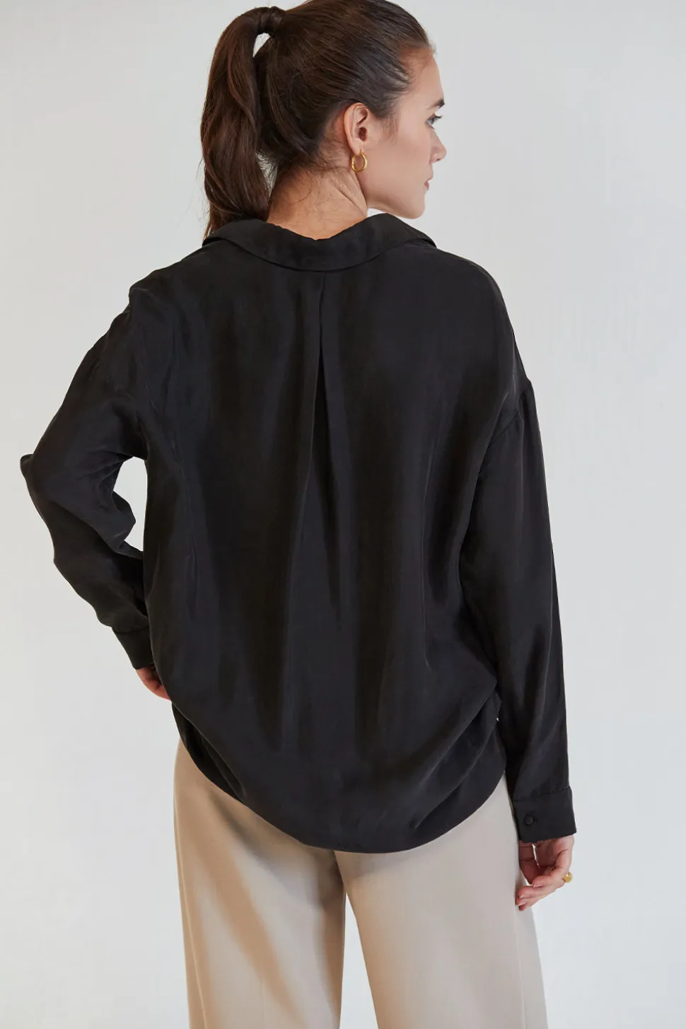 Milena Cupro Blouse