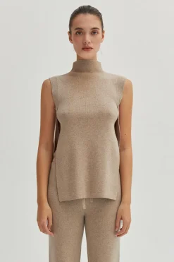 Molly Mock Neck Tank Top