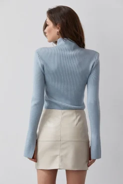 Natalie Vegan Leather Mini Skirt