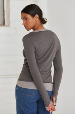 Octavia Two in One Long Sleeve Top