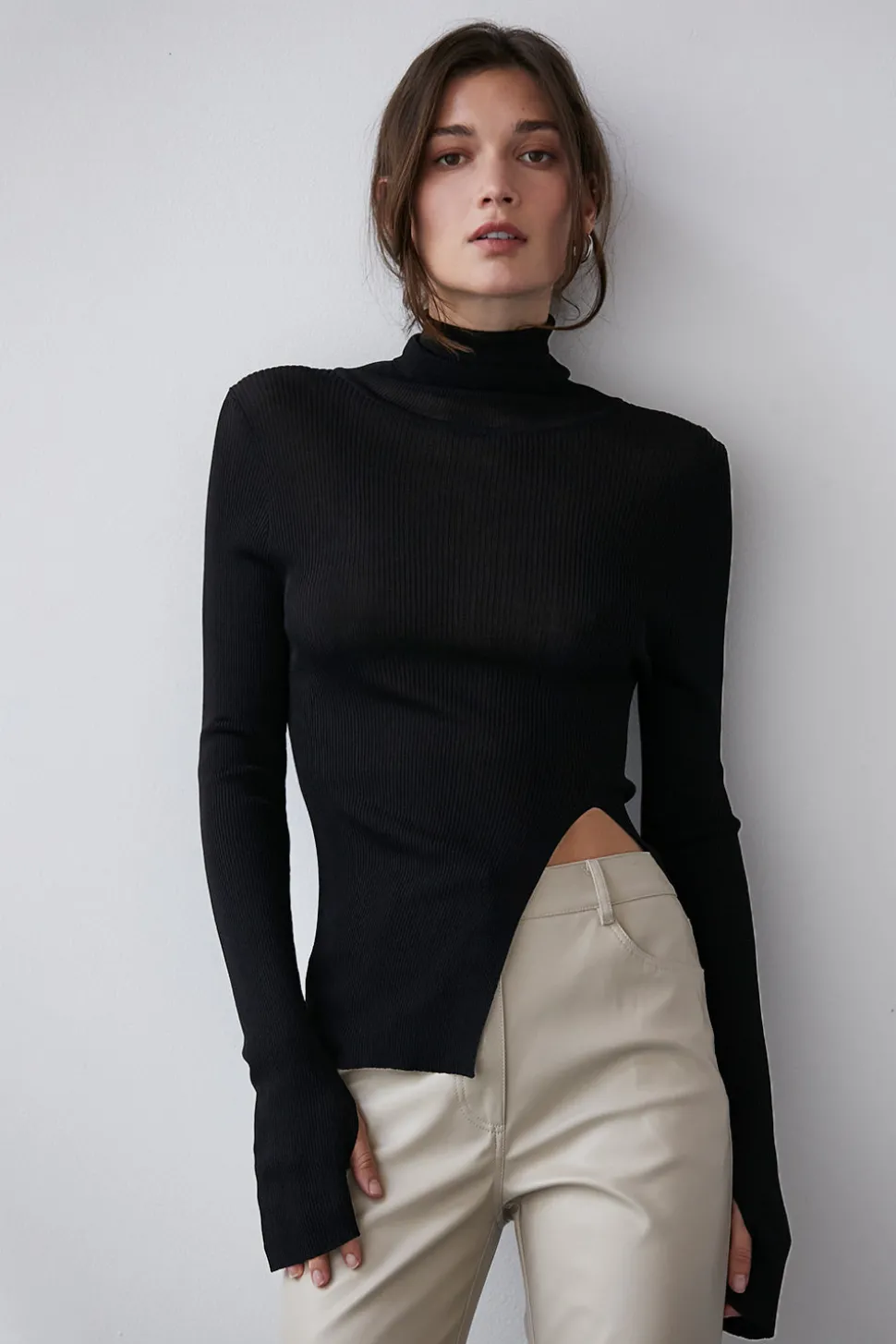Olive Knit Top