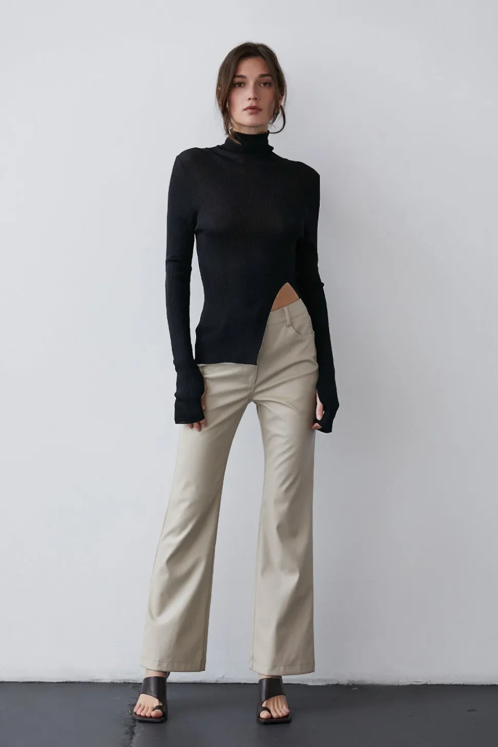 Olive Knit Top