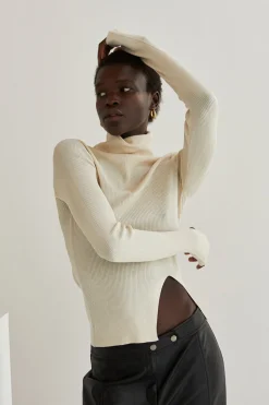 Olive Knit Top