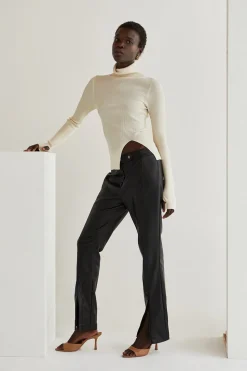 Olive Knit Top