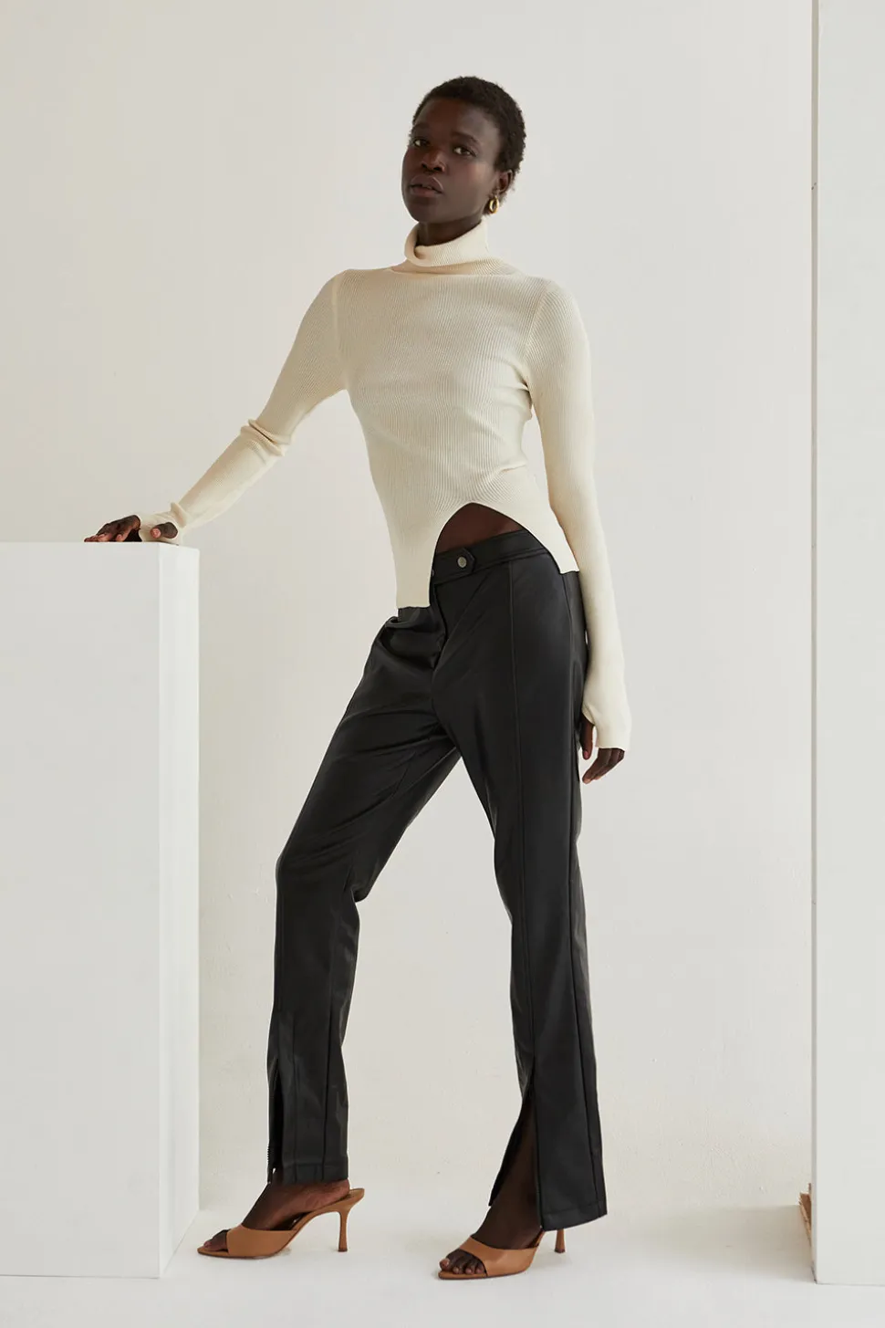 Olive Knit Top