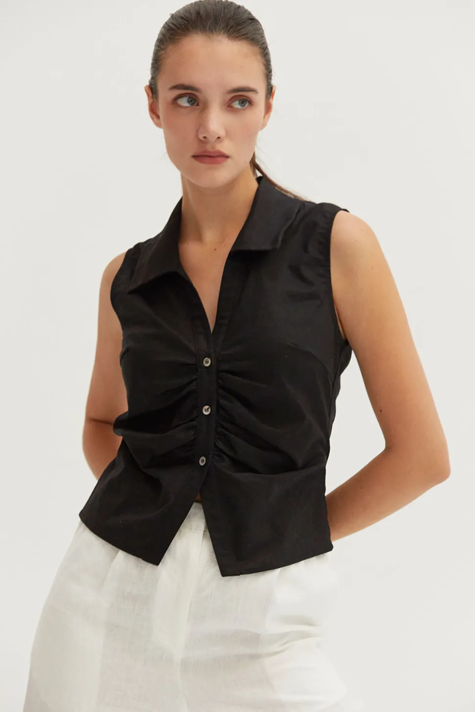 Rae Linen Top