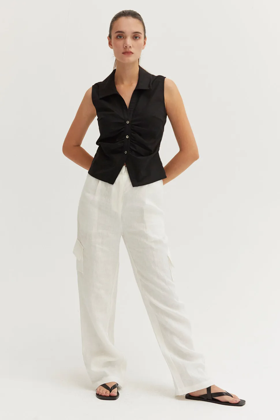Rae Linen Top