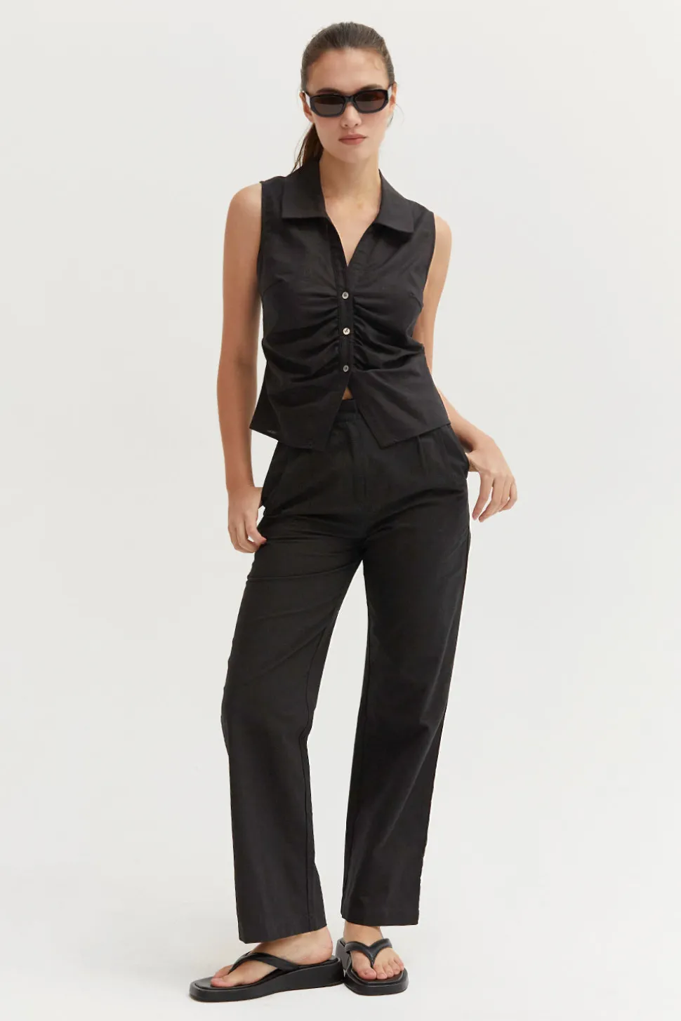 Rae Linen Top