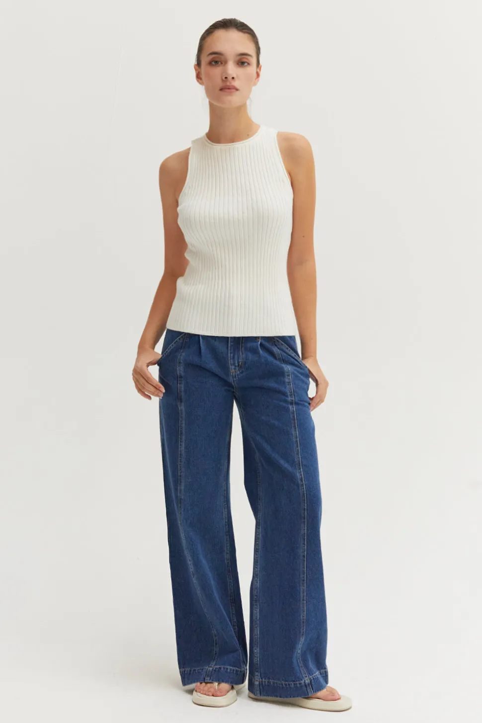 Renae Lurex Tank Top