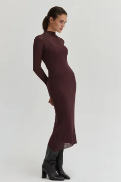 Rexie Sheer Lurex Maxi Dress