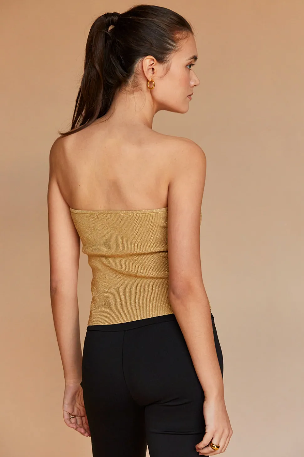Rey Lurex Corset Top