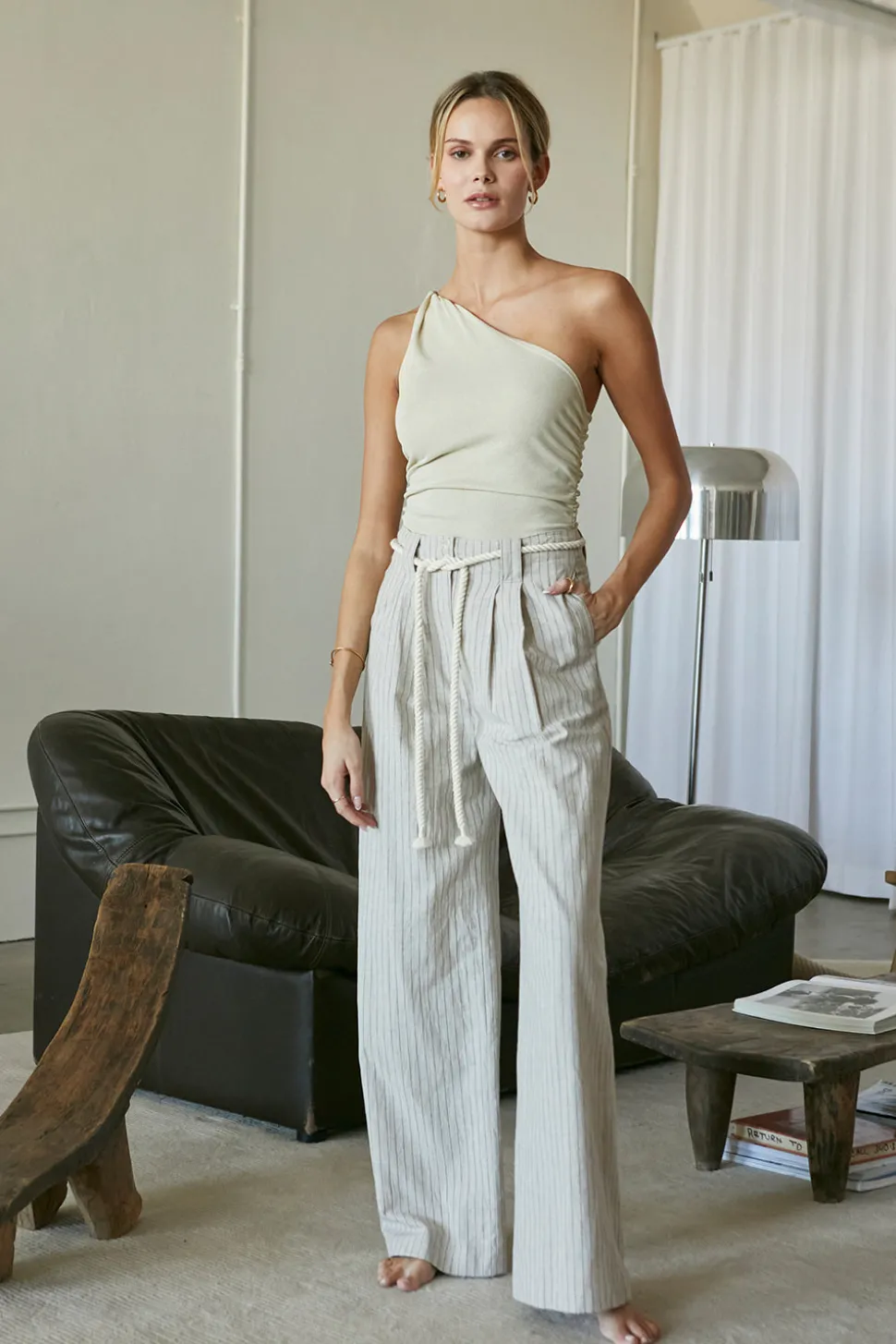 Riley Cotton Stripe Pants