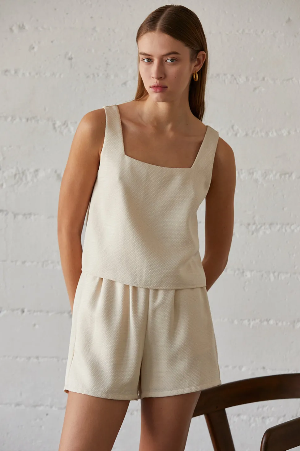 Sage Tweed Set