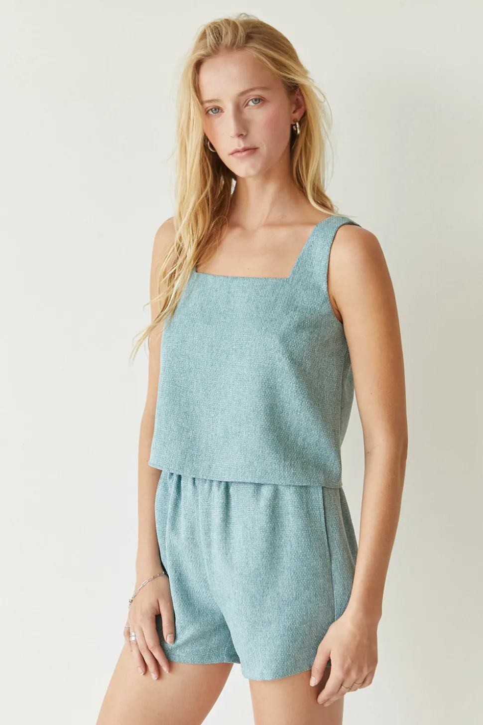 Sage Tweed Set