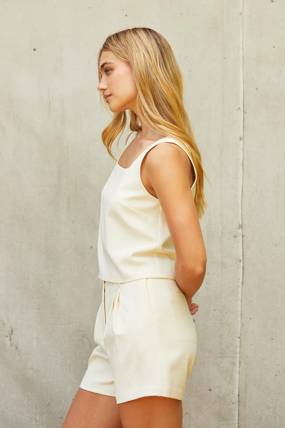 Sally Square Neck Sleeveless Top