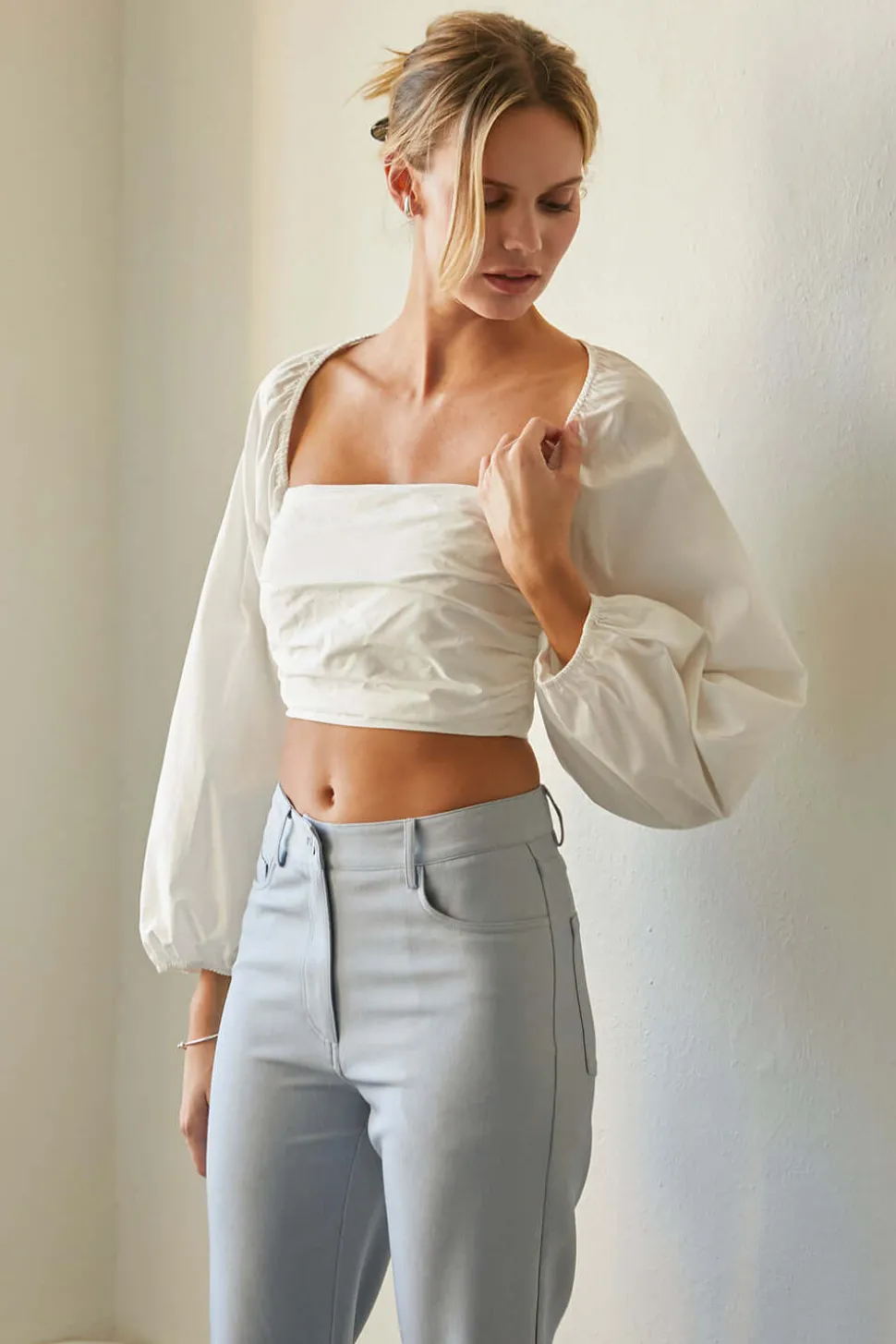 Shara Poplin Bolero Set