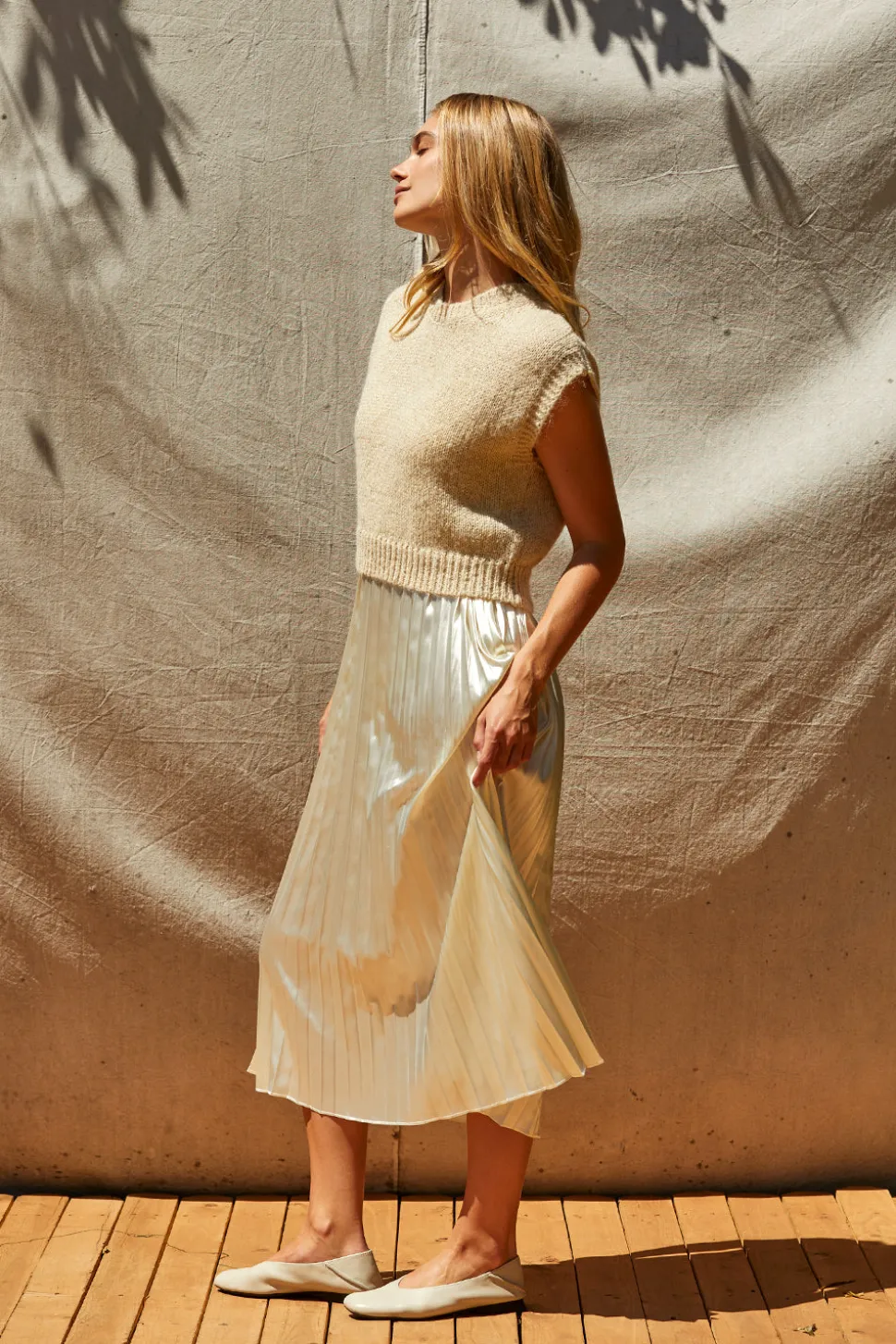 Sharpe Twofer Sweater Top Dress