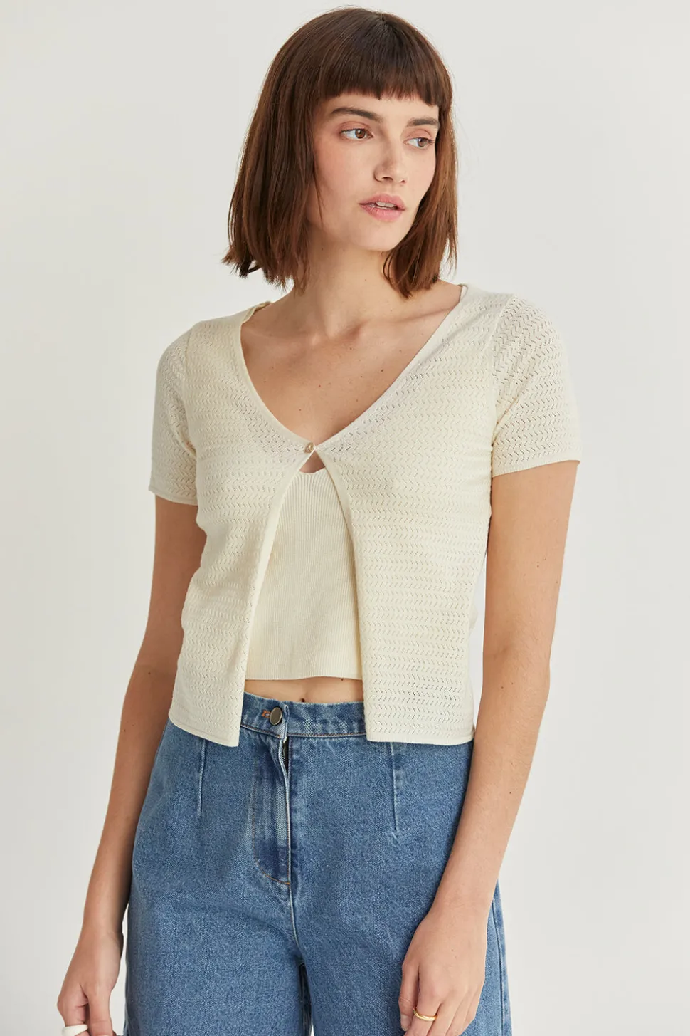 Sia Twofer Knit Top