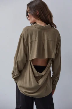 Sianna Open Back Shirt