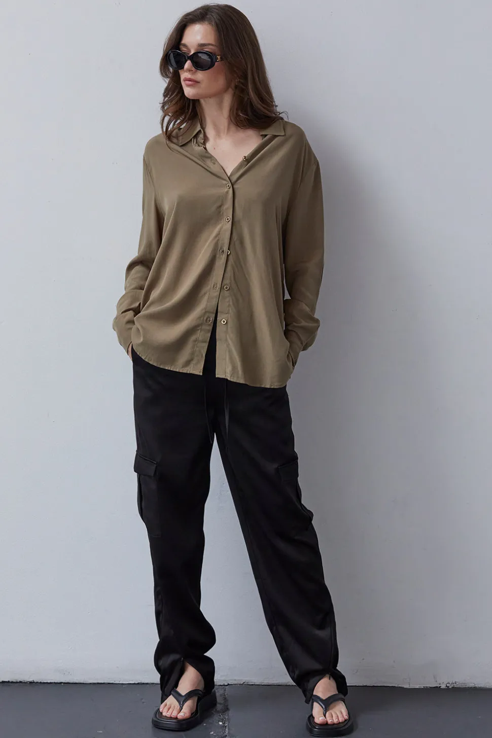 Sianna Open Back Shirt