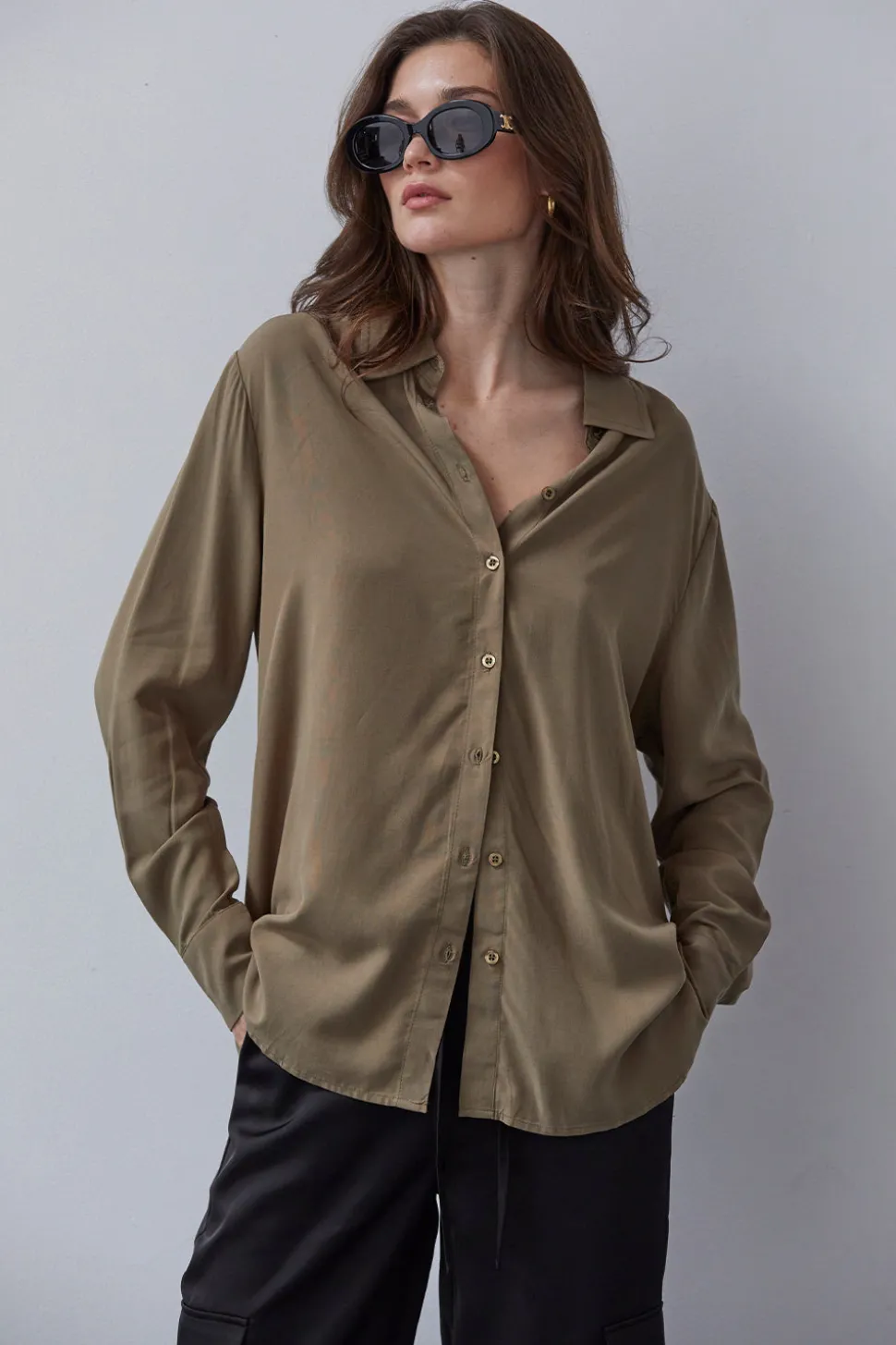 Sianna Open Back Shirt
