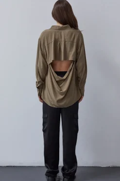 Sianna Open Back Shirt