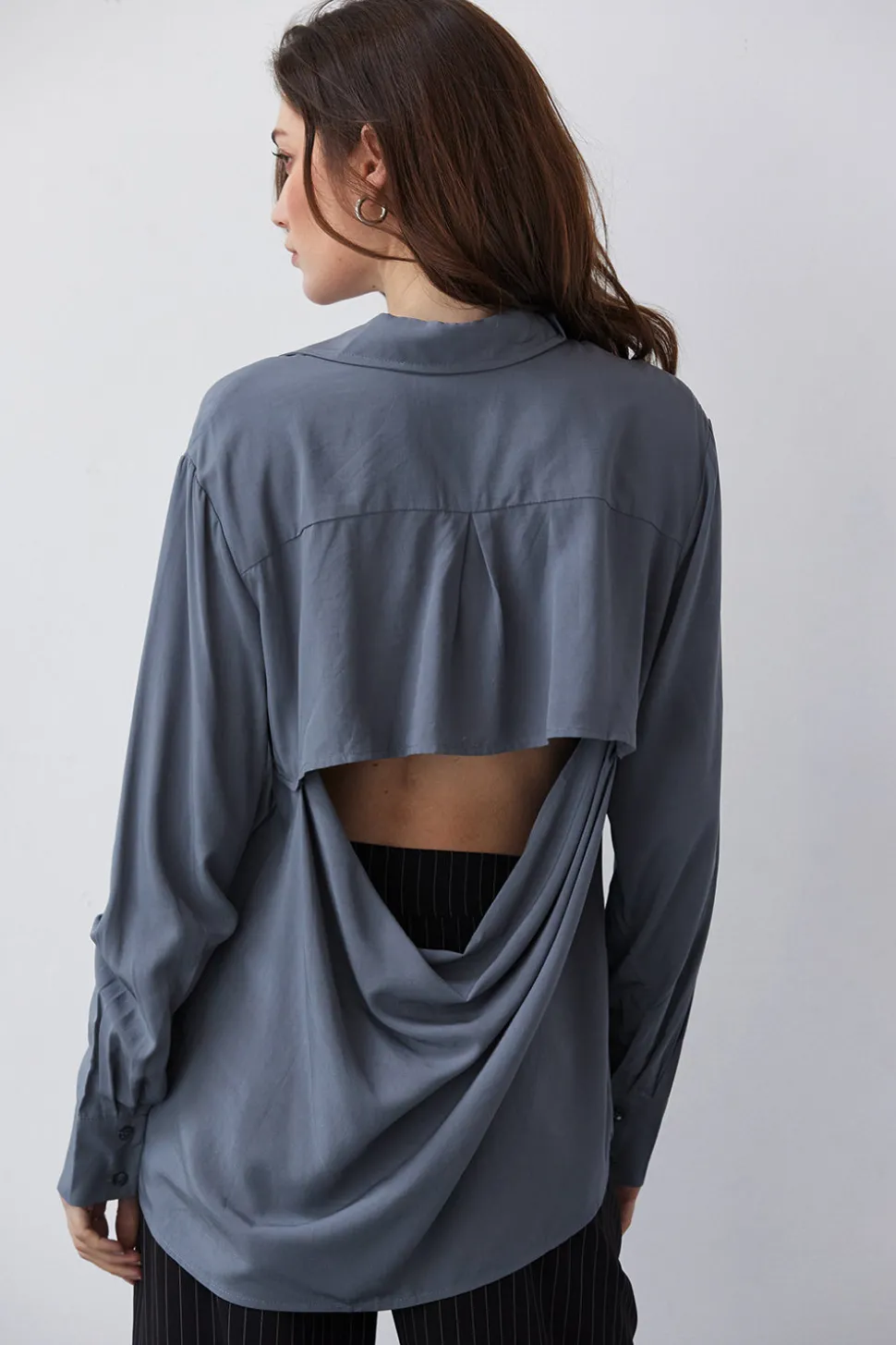 Sianna Open Back Shirt