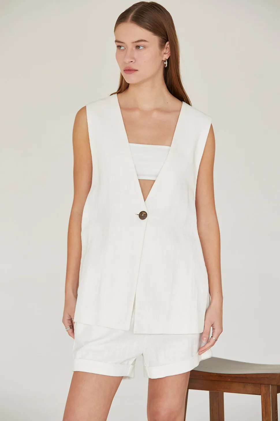 Tammy Linen Bucket Shorts