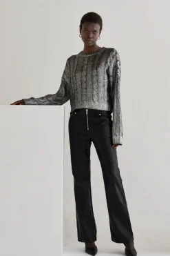 Tory Vegan Leather Pants