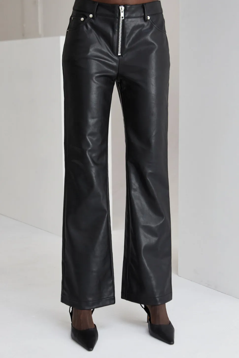 Tory Vegan Leather Pants