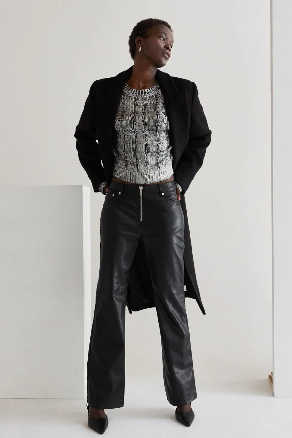 Tory Vegan Leather Pants