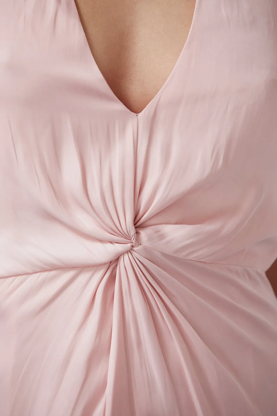 Victoria Satin Midi Dress