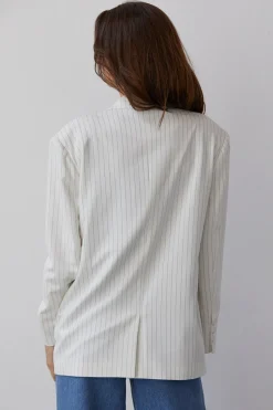 Zhuri Pinstriped Blazer