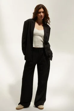 Zhuri Pinstriped Trousers