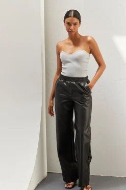 Zhuri Vegan Leather Pants
